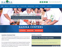 Tablet Screenshot of nanmafoundation.org